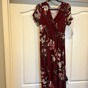 Maternity Floral Maxi Dress